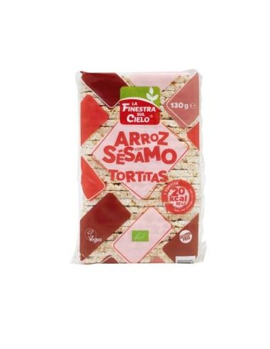 SOFFIETTE DE ARROZ con sesamo 130gr. BIO LA FINESTRA SUL CIELO