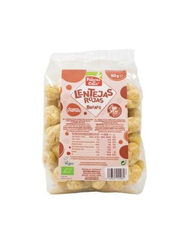 BREAK DE LENTEJAS ROJAS 50gr. BIO VEGAN LA FINESTRA SUL CIELO