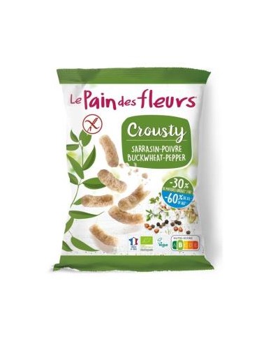 GANCHITO CROUSTY TRIGO SARRACENO 75gr BIO SG VEGAN LE PAIN DES FLEURS