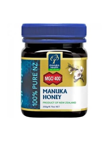 MIEL DE MANUKA MGO 400+ 250gr. MANUKA HEALTH