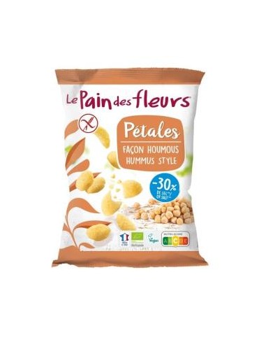 CHIPS PETALOS HUMMUS 75gr. BIO SG VEGAN LE PAIN DES FLEURS