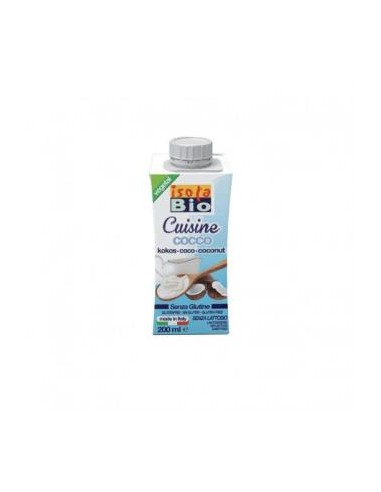 CREMA DE COCO para cocinar 200ml. ISOLA