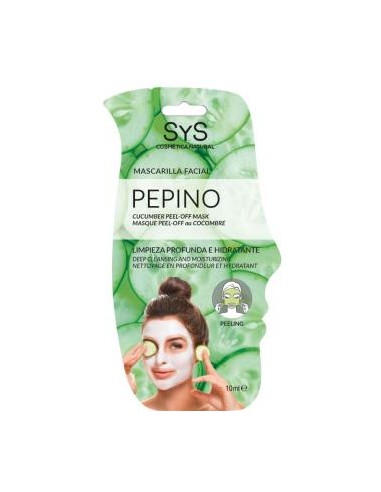 PACK MASCARILLA FACIAL PEELING pepino 24x10ml. SYS