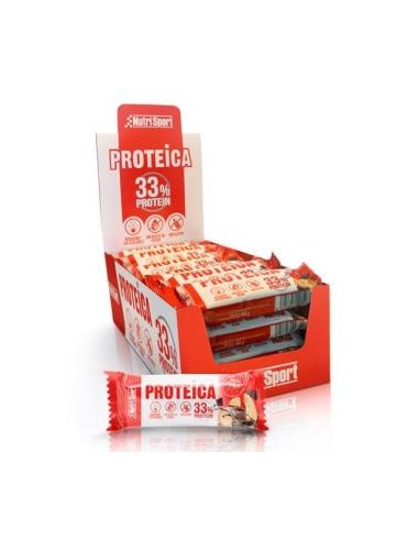 BARRITA PROTEICA galleta-chocolate 24uds. NUTRISPORT