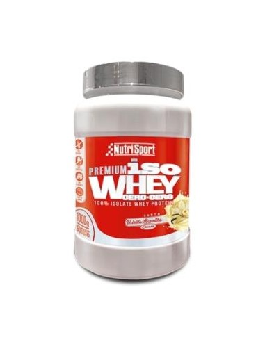 ISO WHEY CERO CERO vainilla 1kg. NUTRISPORT