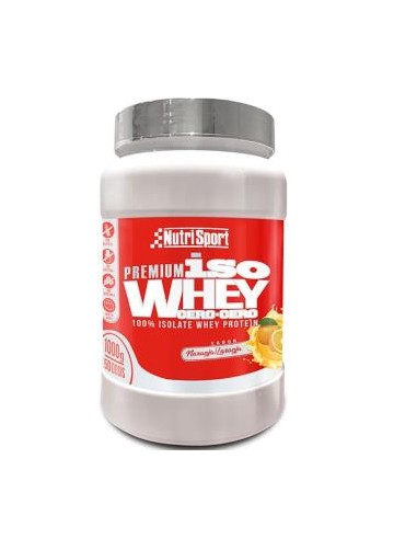 ISO WHEY CERO CERO naranja 1kg. NUTRISPORT