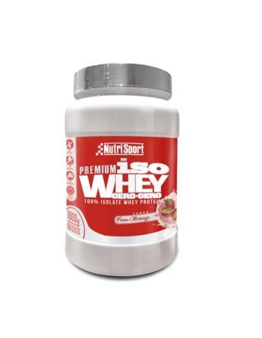 ISO WHEY CERO CERO fresa 1kg. NUTRISPORT