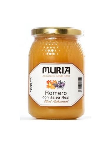 MIEL DE ROMERO con jalea real 500gr. MURIA