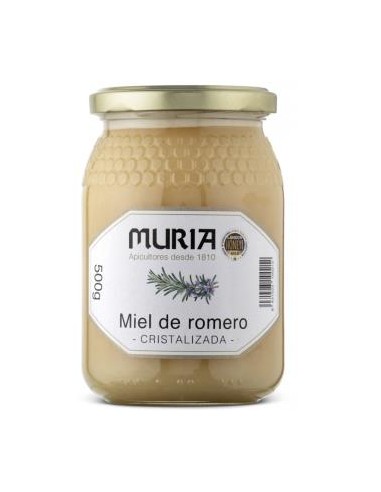 MIEL DE ROMERO cruda 500gr. MURIA