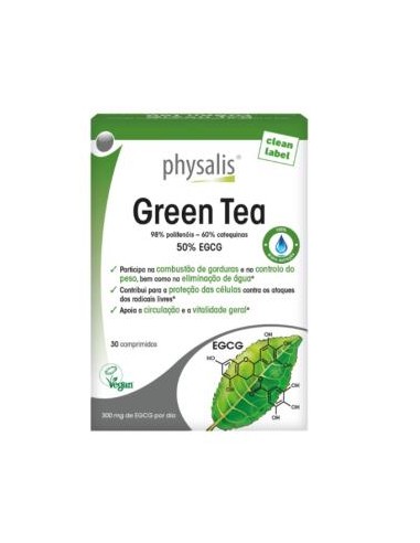 GREEN TEA 30comp. VEGAN PHYSALIS