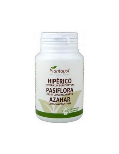 HIPERICO -PASIFLORA-AZAHAR 100comp. PLANTAPOL