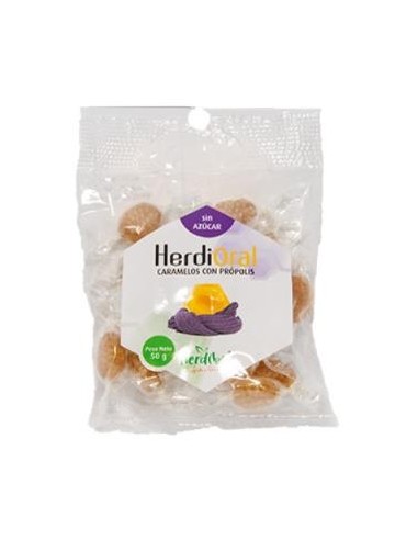 HERDIORAL CARAMELOS PROPOLIS bolsa 50gr. HERDIBEL