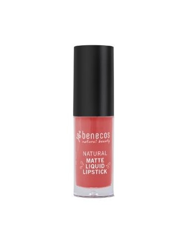 BARRA DE LABIOS mate liquida coral kiss 5ml VEGANO BENECOS