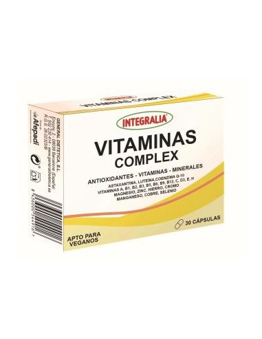 VITAMINAS COMPLEX 30cap. INTEGRALIA