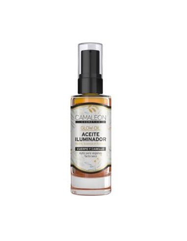 CAMALEON ACEITE ILUMINADOR cuerpo y cabello 30ml. CAMALEON COSMETICS