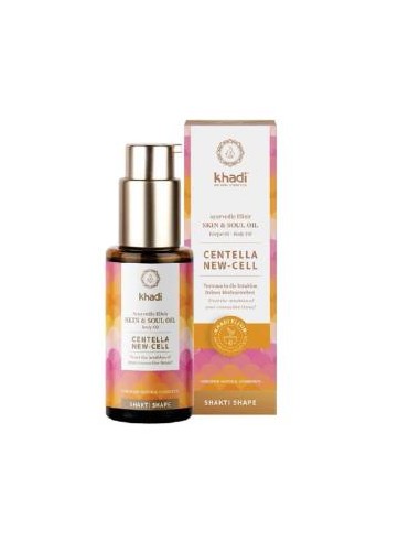 ACEITE ELIXIR AYURVEDA CENTELLA elasticidad 50ml. KHADI