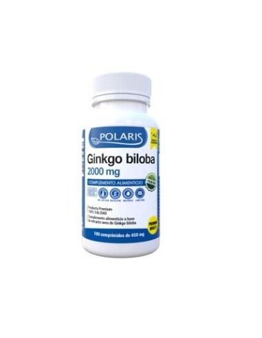 GINKGO BILOBA 2000mg. 100comp. POLARIS