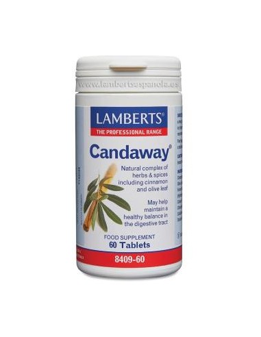 CANDAWAY (canela y hoja de olivo) 60comp. LAMBERTS