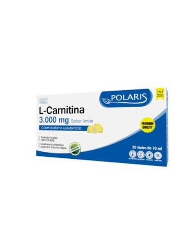 L-CARNITINA LIMON 3000mg. 20viales POLARIS