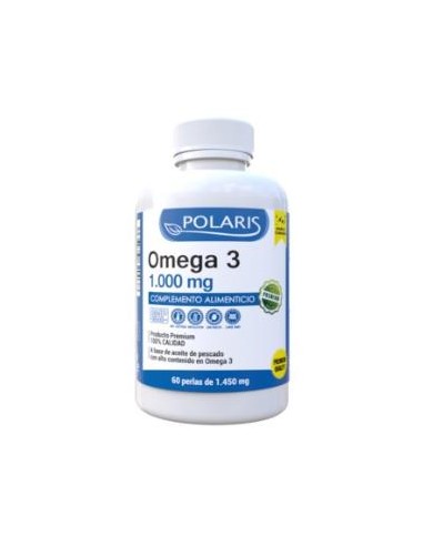 OMEGA 3 1000mg. 60perlas POLARIS