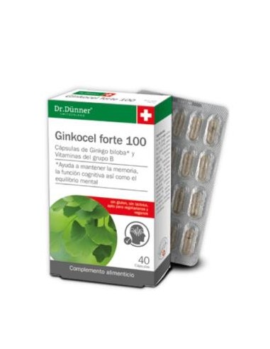 GINKOCEL forte 100 40cap. DR.DUNNER SALUS