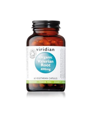 VALERIANA ORGANICA raiz 400mg 60vcap. VIRIDIAN