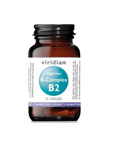 HIGH TWO B COMPLEX B2 30vcap. VIRIDIAN