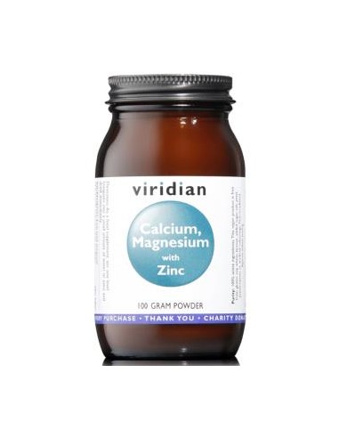 CALCIO MAGNESIO ZINC +VIT. C polvo 100gr. VIRIDIAN