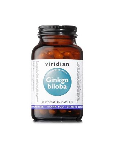 GINKGO BILOBA ext. estandarizado de hoja 60cap.veg VIRIDIAN