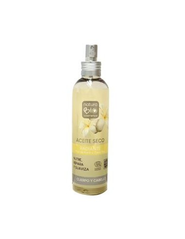 ACEITE SECO RADIANTE cuerpo y cabello 200ml. BIO NATURABIO COSMETICS