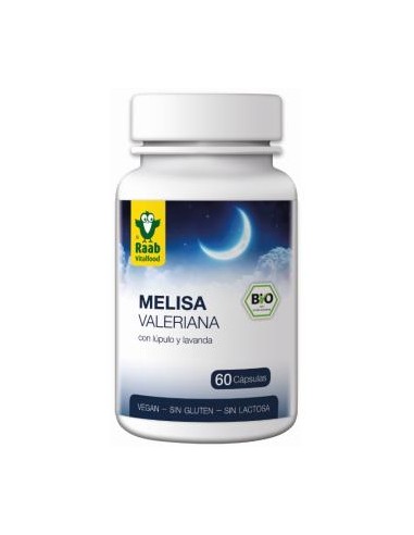 MELISA-VALERIANA con lupulo 60cap. BIO SG VEGAN RAAB VITALFOOD