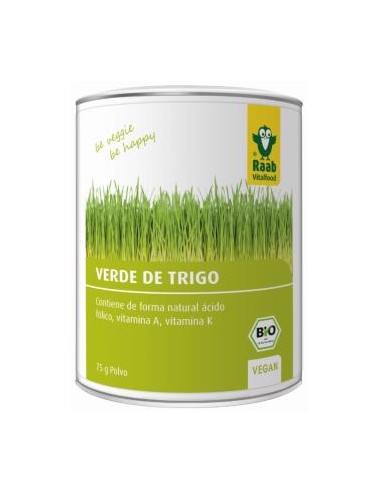 VERDE DE TRIGO polvo 75gr. BIO SG VEGAN RAAB VITALFOOD