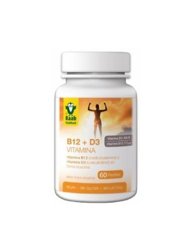 VITAMINA B12/D3 sabor frutas del bosque 60comp. RAAB VITALFOOD