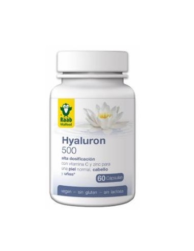 HYALURON 500mg 60cap. SG VEGAN RAAB VITALFOOD