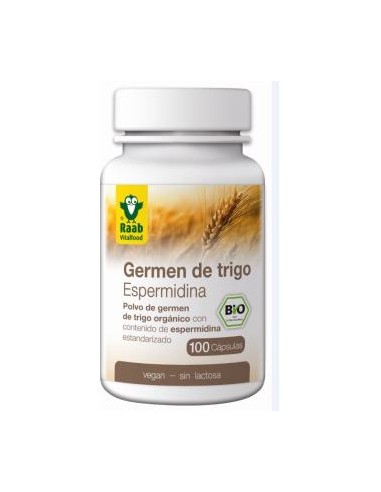 ESPERMIDINA germen de trigo 600mg 100cap BIO VEGAN RAAB VITALFOOD