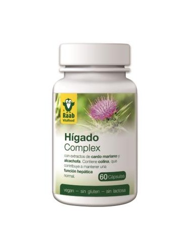 HIGADO COMPLEX 550mg 60comp. SG VEGAN RAAB VITALFOOD