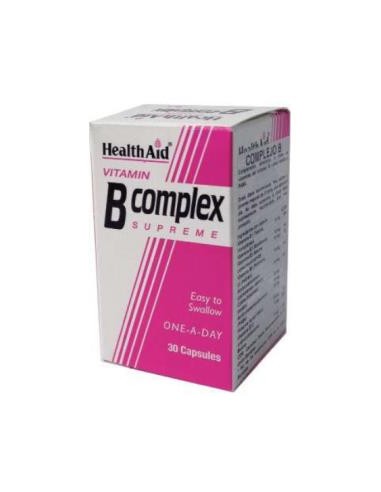 VIT B COMPLEX 30cap. HEALTH AID