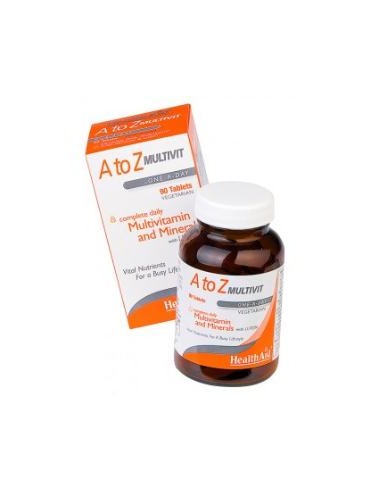 MULTIVIT & MINERALS A to Z 90comp. HEALTH AID