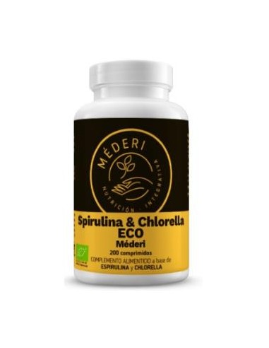 SPIRULINA & CHLORELLA ECO 500comp. MEDERI NUTRICION INTEGRATIVA