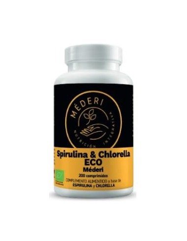 ESPIRULINA-CHLORELLA ECO 200comp. MEDERI NUTRICION INTEGRATIVA