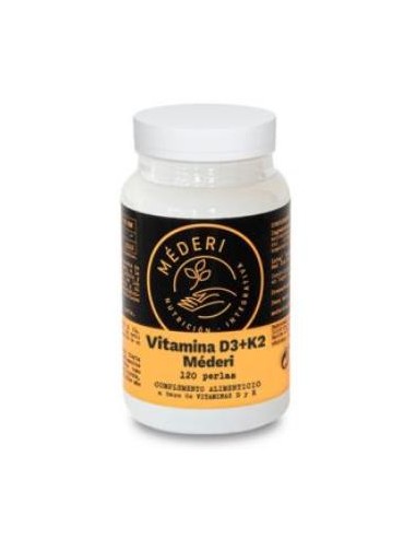 VITAMINA D3 + K2 120perlas MEDERI NUTRICION INTEGRATIVA