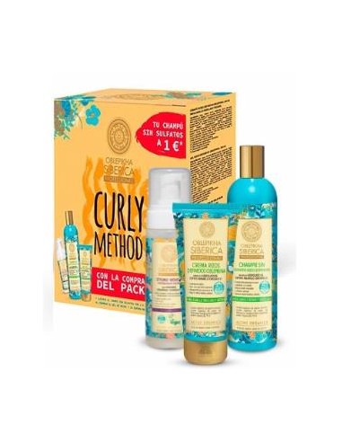 OBLEPIKHA set curly champu+gel rizos+espuma 170ml NATURA SIBERICA