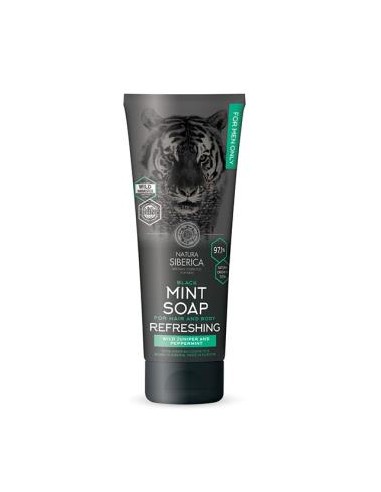 JABON DE MENTA PARA CABELLO Y CUERPO 200ml. NATURA SIBERICA