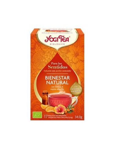 YOGI TEA BIENESTAR NATURA para los sentidos 17inf