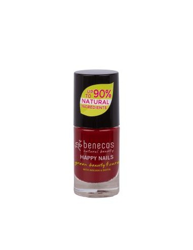 LACA DE UÑAS cherry red 5ml. VEGANO BENECOS