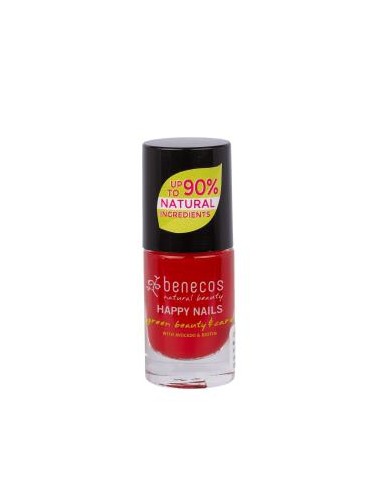 LACA DE UÑAS vintage red 5ml. VEGANO BENECOS