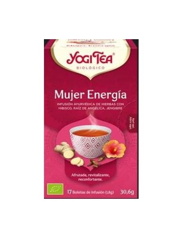 YOGI TEA MUJER ENERGIA 17infusiones. BIO