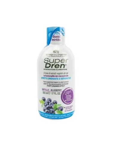 SUPER DREN depura arandanos 500ml. BOTTEGA DI LUNGAVITA