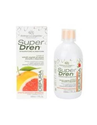 SUPER DREN depura pomelo 500ml. BOTTEGA DI LUNGAVITA