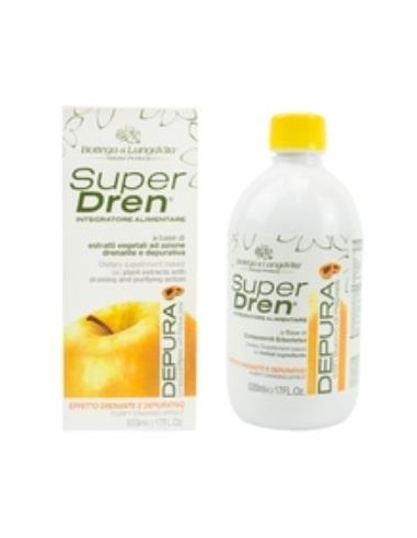 SUPER DREN depura papaya 500ml. BOTTEGA DI LUNGAVITA